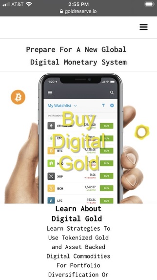 GoldReserve.io – screenshot 1