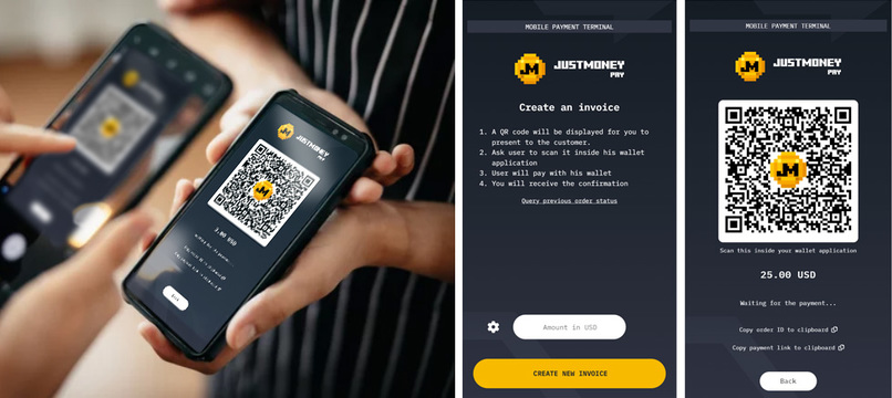 JustMoney Pay – screenshot 1