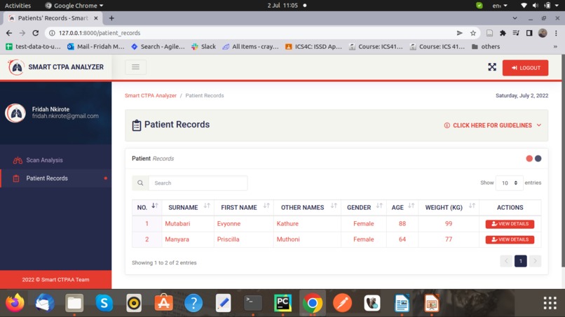 CT scan analysis by ResNet to shorten Diagnosis Time for PE – screenshot 2