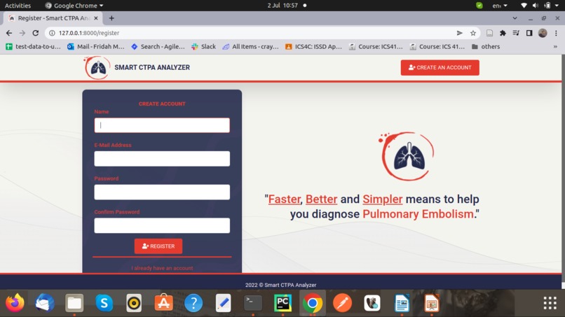 CT scan analysis by ResNet to shorten Diagnosis Time for PE – screenshot 3