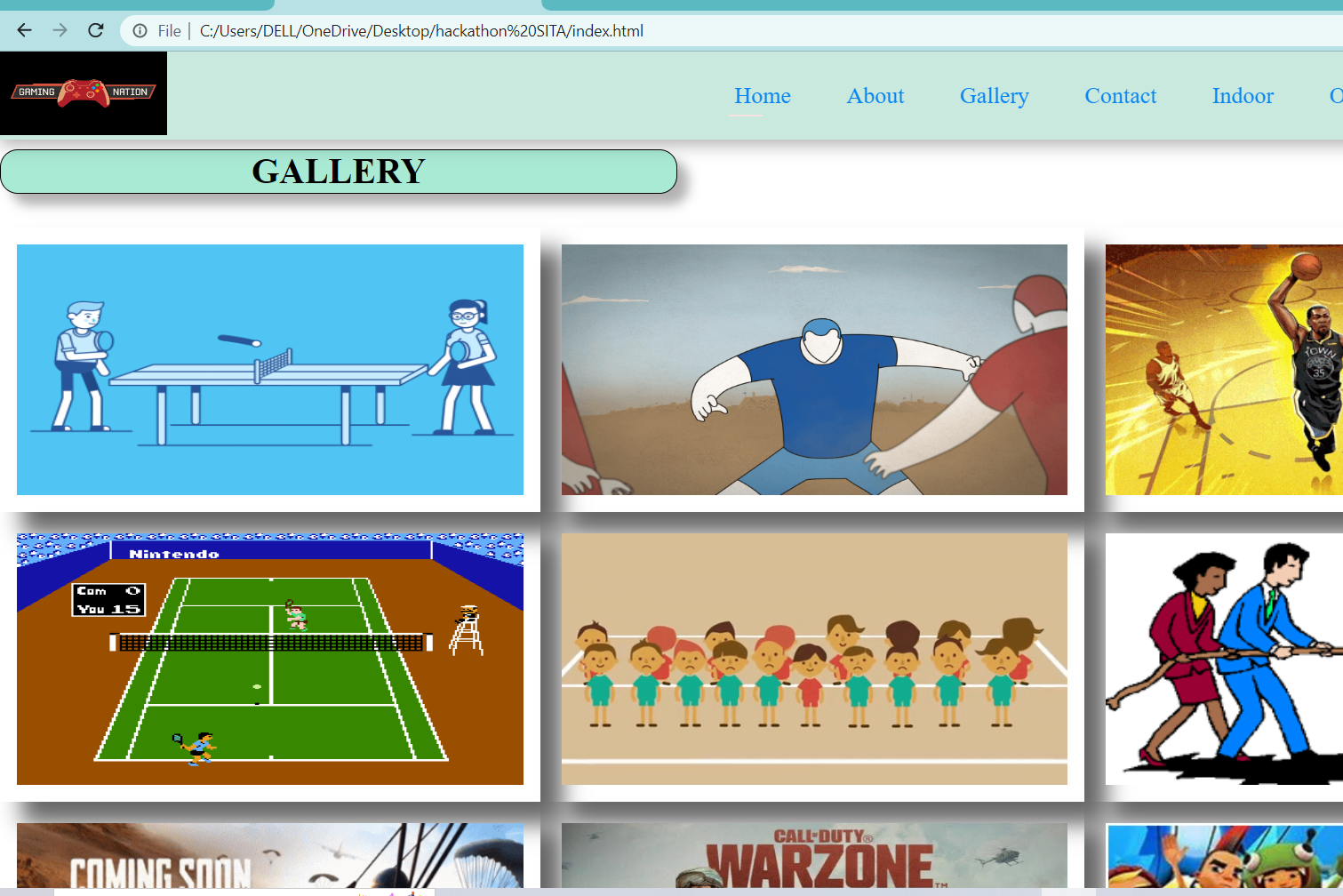 Games Nation Devpost