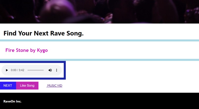 RaveOn – screenshot 2