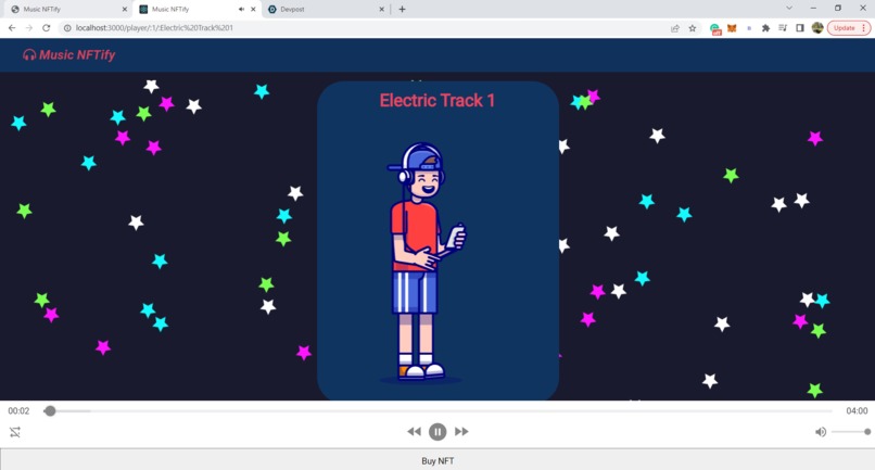 Music NFTify – screenshot 1