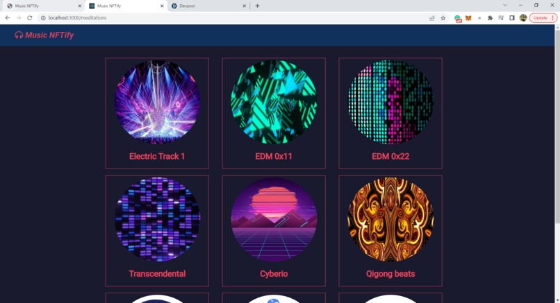 Music NFTify – screenshot 2