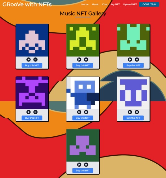 GRooVe with NFTs – screenshot 2