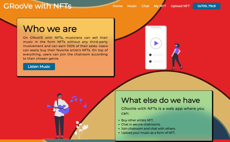 GRooVe with NFTs – screenshot 1