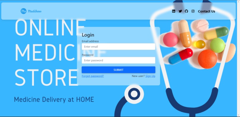 MediServ – screenshot 1