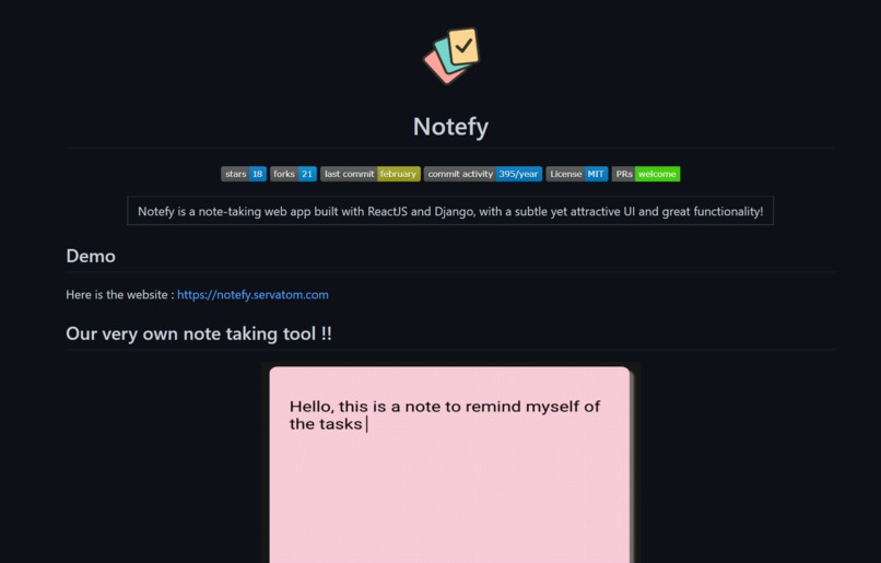Readme – screenshot 1