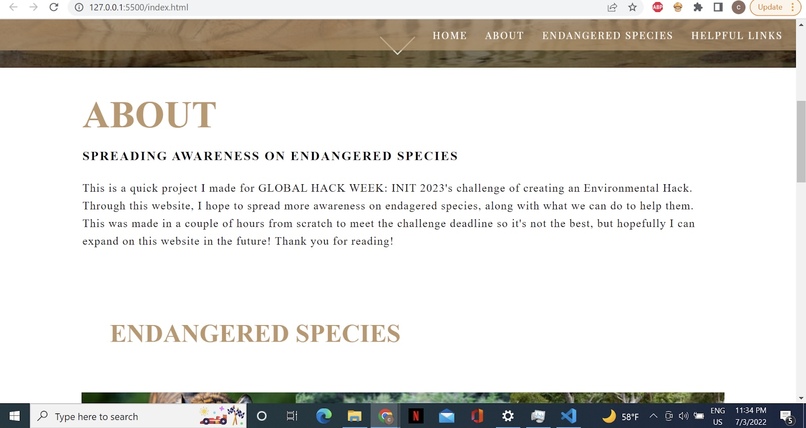 Environmental Hack - Endangered Species – screenshot 2