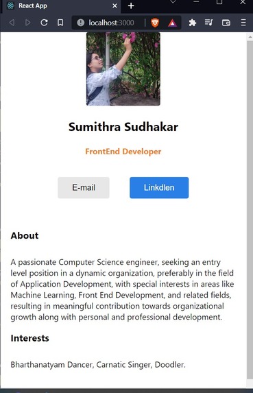 Business Card  – screenshot 1