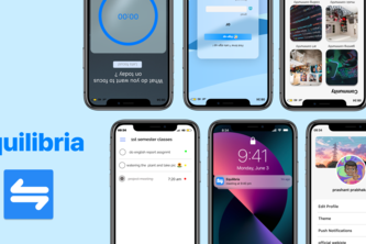 Readme for a UI project "EQUILIBRIA" . 