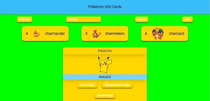 React app – screenshot 3