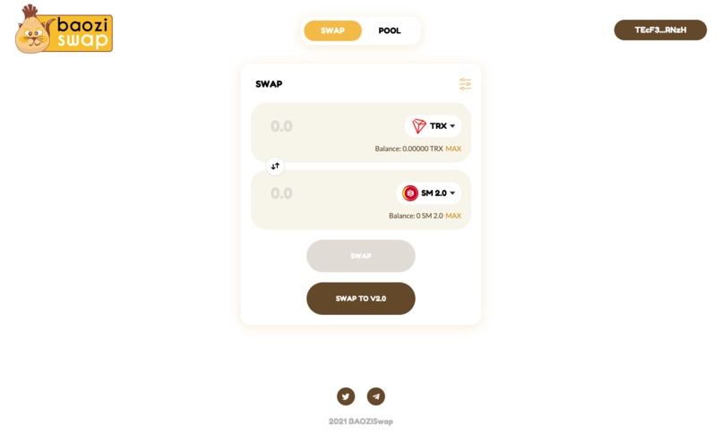 Baoziswap - Live Staking Pool – screenshot 1