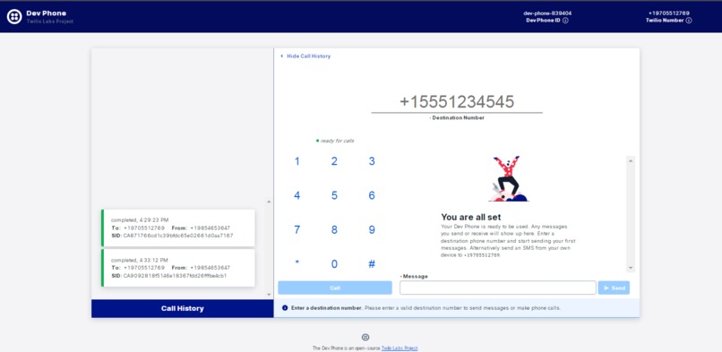 MAKE A PHONE RING WITH THE INTERNET! – screenshot 1
