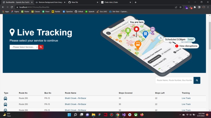 Speedo Bus Facilitation System  – screenshot 2