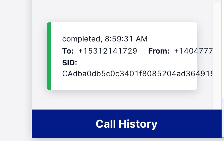 Twilio Outbound Calls – screenshot 1