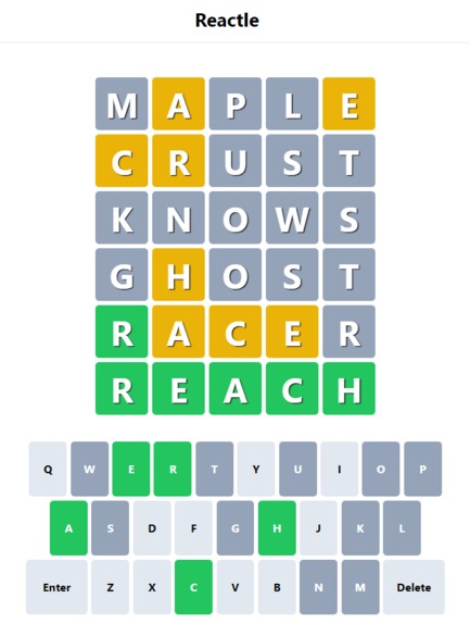 Wordle Clone – screenshot 1