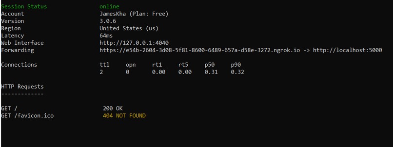 Day 4 Twilio Webhooks – screenshot 1