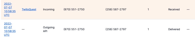 Twilioquest Day4 – screenshot 1