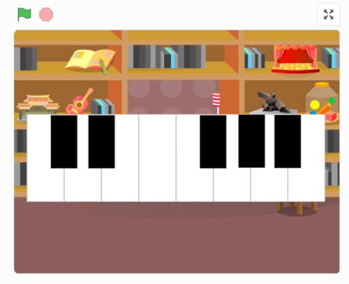 Piano with Scratch – screenshot 1