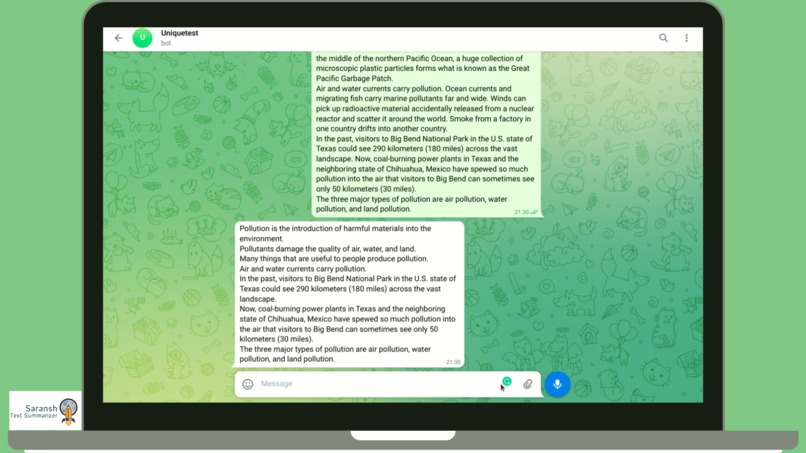 Saransh-The Text Summarizer – screenshot 2