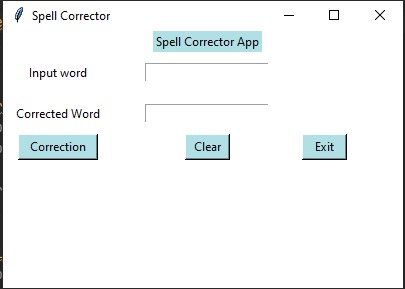 Spell Checker GUI – screenshot 1