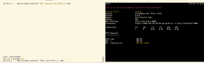 Twilio  – screenshot 4