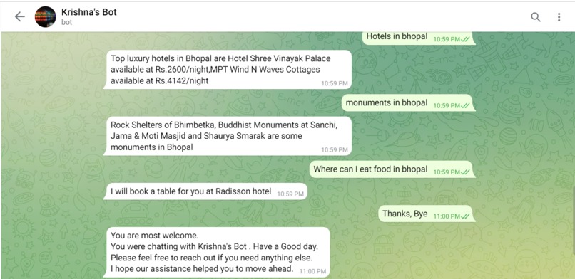 Bhopal Info Bot – screenshot 2