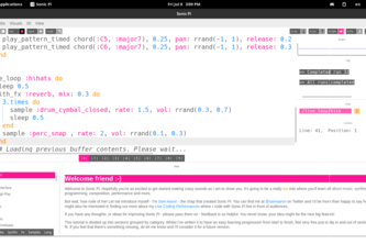 Creating music using sonic py