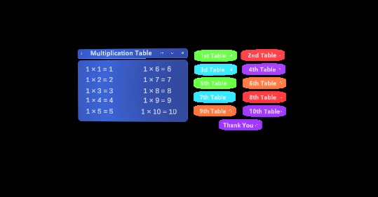 Mixed Reality for Multiplication Table (Education)  – screenshot 1