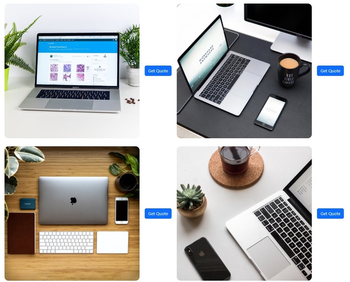 Product landing page – screenshot 1
