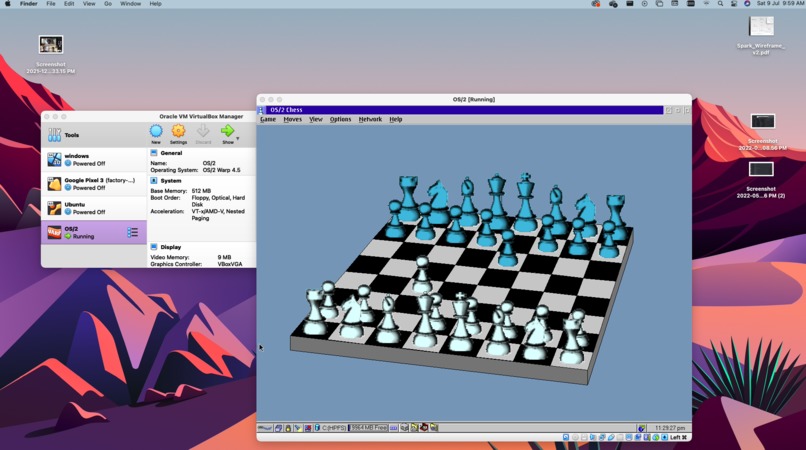 Running an ancient OS on an emulator – screenshot 3