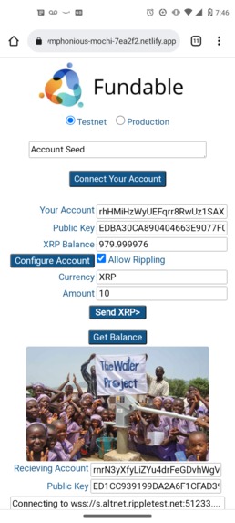 Fundable: A TV app for funding businesses anywhere with XRP – screenshot 6