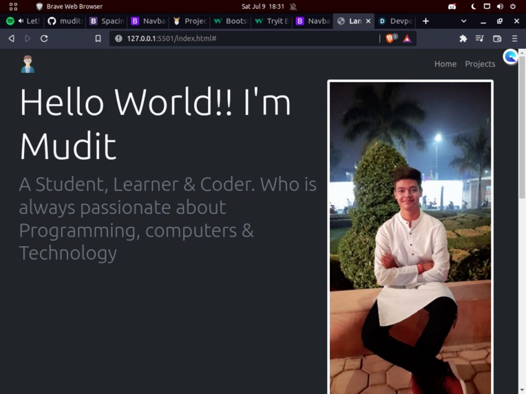 Landing Page – screenshot 2