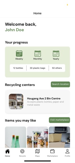 WeCycle – screenshot 2