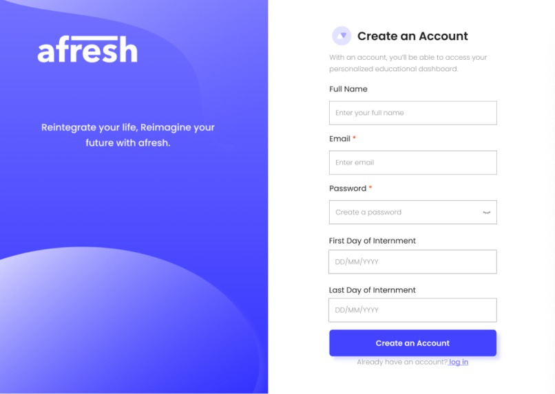 afresh – screenshot 1