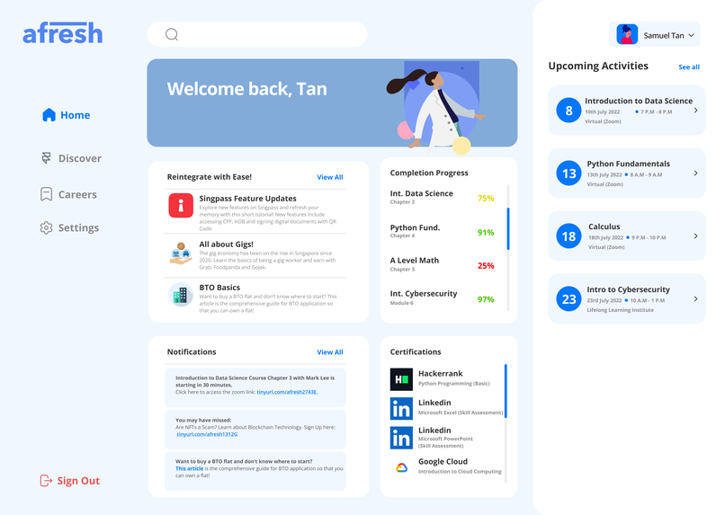 afresh – screenshot 2