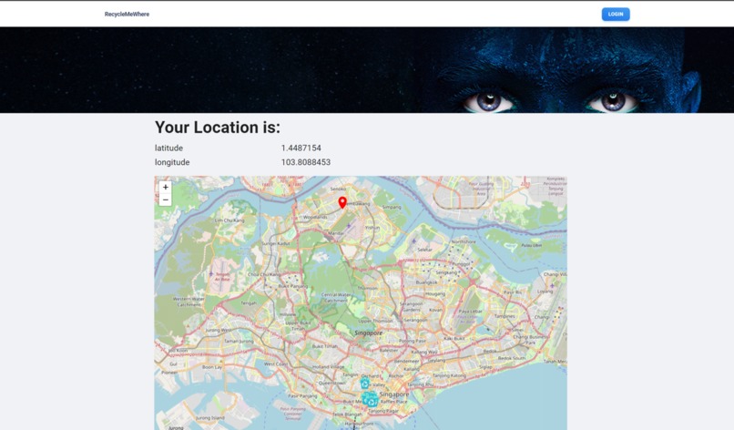 RecycleMeWhere – screenshot 1
