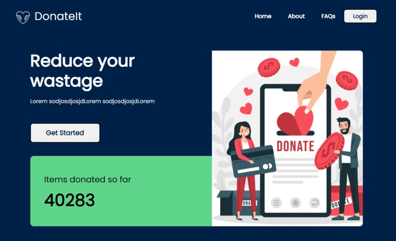 DonateIt – screenshot 1