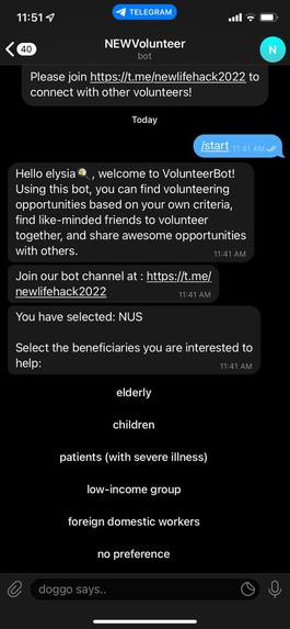 NEWVolunteer – screenshot 1