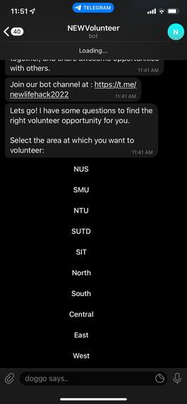 NEWVolunteer – screenshot 2