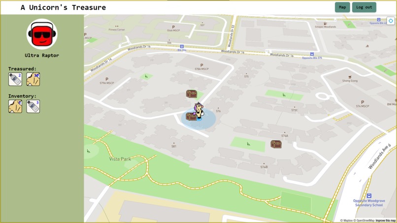 (The Rainbow Unicorn) A Unicorn's Treasure – screenshot 1