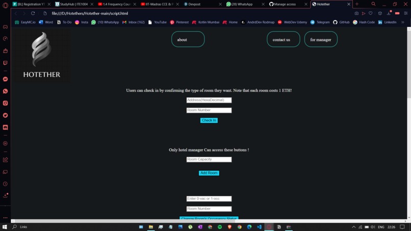 Hotethers – screenshot 3