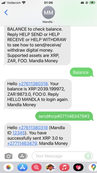 Mandla Money SMS Wallet – screenshot 3