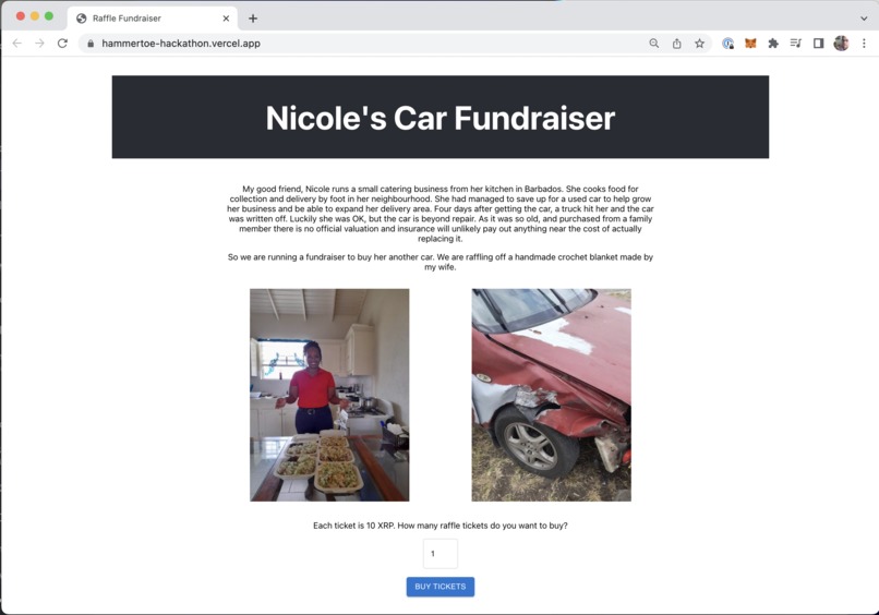 NFT Raffle – screenshot 1