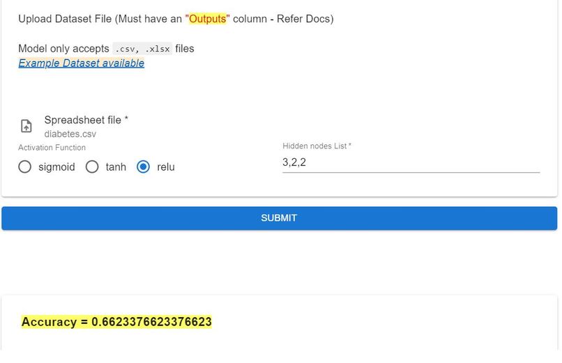 Nueral Net Accuracy Calculator – screenshot 2