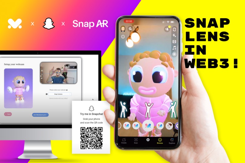 MetaGymLand NFTs with Snap AR Lenses – screenshot 1
