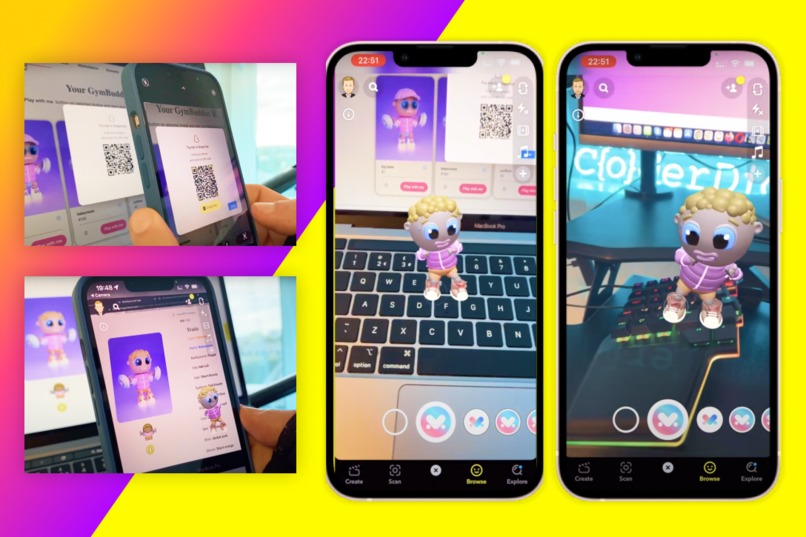 MetaGymLand NFTs with Snap AR Lenses – screenshot 3