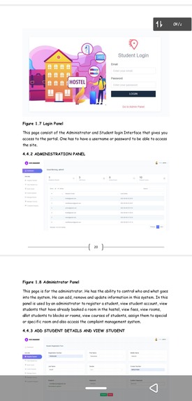 Advanced Hostel and Complaint management system – screenshot 7
