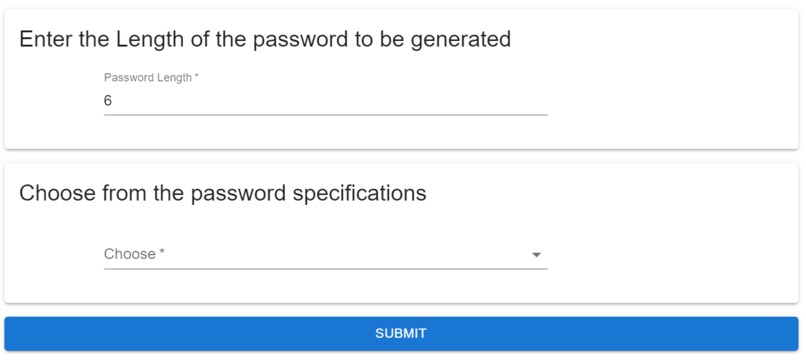 Password Generator App – screenshot 2